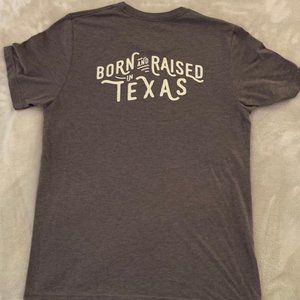 TX Humor - Born and Raised in Texas T-Shirt - Large